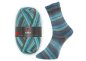 Preview: Furka, stretch sock wool, Golden socks, Pro Lana, golden socks turquoise grey